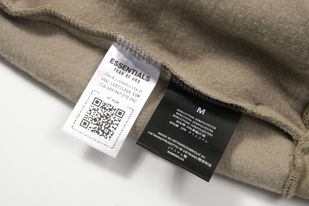 Essentials 228 Ess FALL24 HOLIDAY Fleece Hoodie Gum Velvet : Dark Mist Grey Light Black Desert Gold Brown :S-XL - Image 65