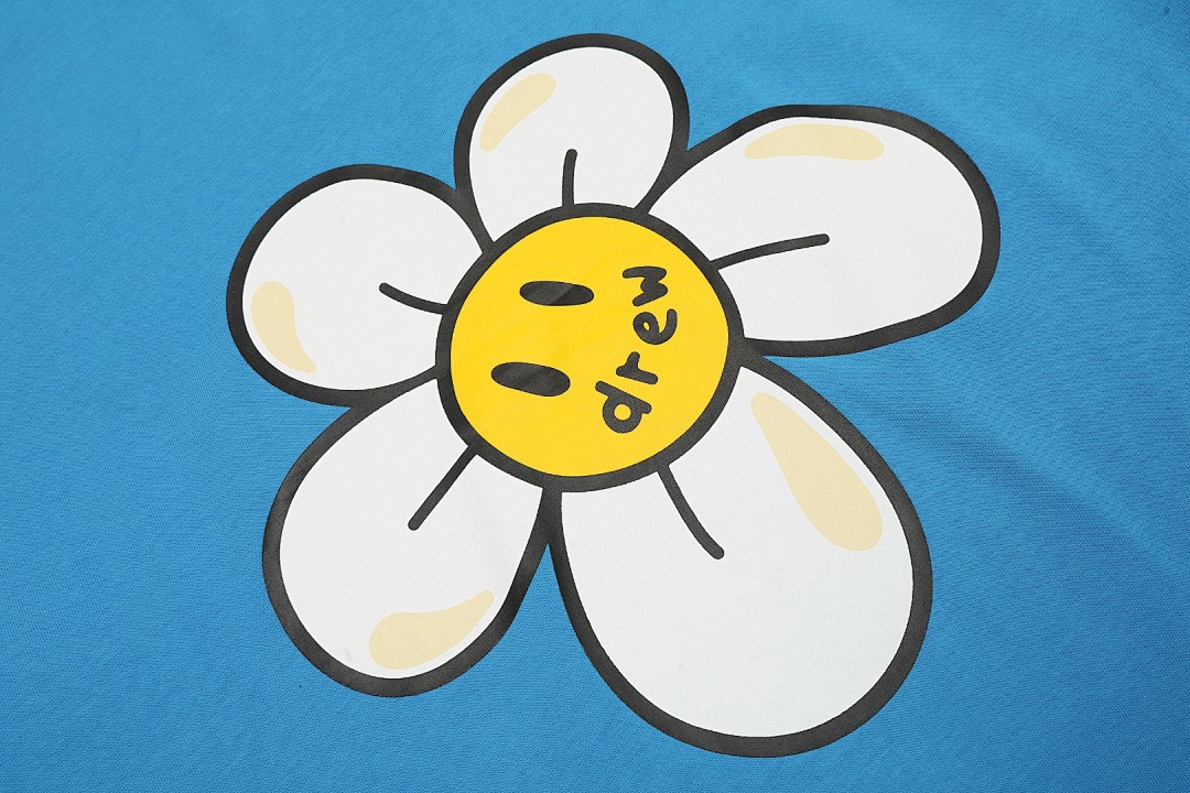Drew House 118 Drew House Floral Short Sleeve T Blue : S-XL DR05# - Image 5