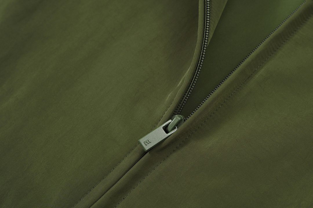 Essentials 298 ESS 24FW Stand Collar Canvas Wind Black Green S-XL 6253# - Image 25
