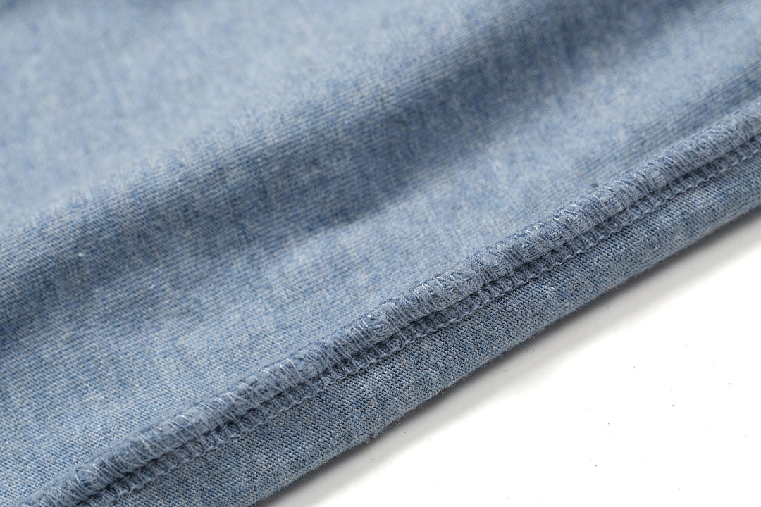 Acne Studios 198 AC Buckle LOGO Long Sleeve T Floral Blue S-XL 8211# - Image 14