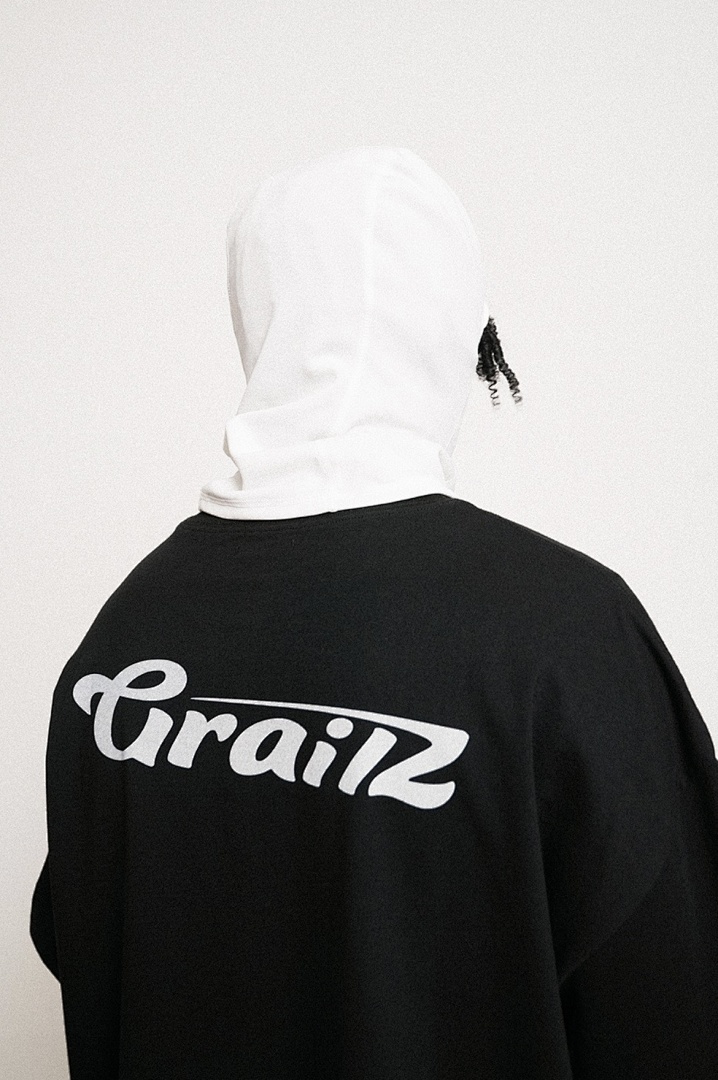 Unbranded 118 GRAILZ Logo Print Short Sleeve T Black White 1 2 3 G1906# - Image 44