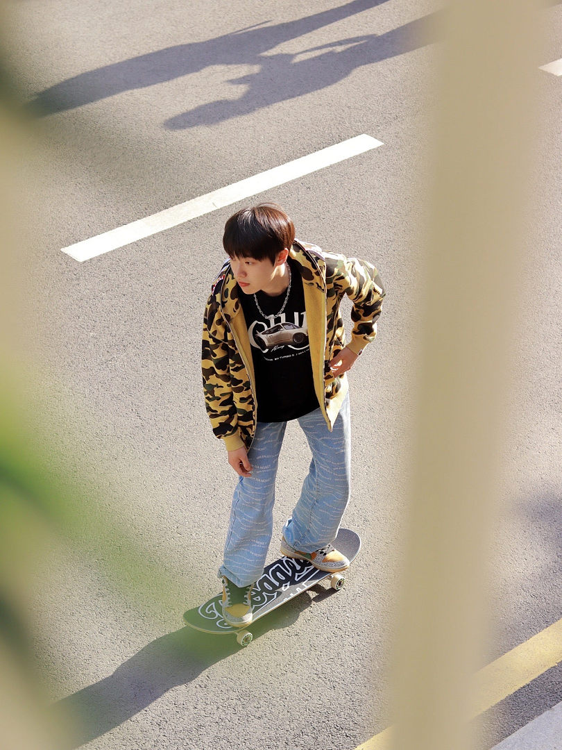 Bape 438 : Green Camo Red Yellow Purple Pink Blue Grey White Black S-XL - Image 68