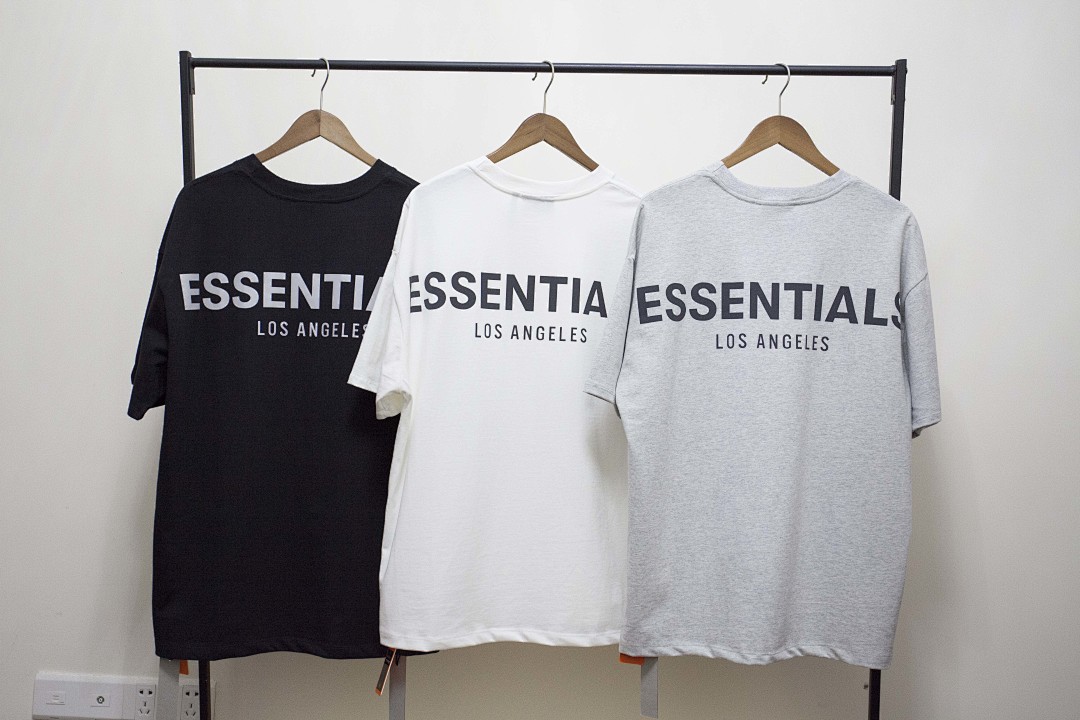 Essentials 108 Los Angeles Limited ESS 3M Light T Short Sleeve Black White Grey S-XL 6639# - Image 47