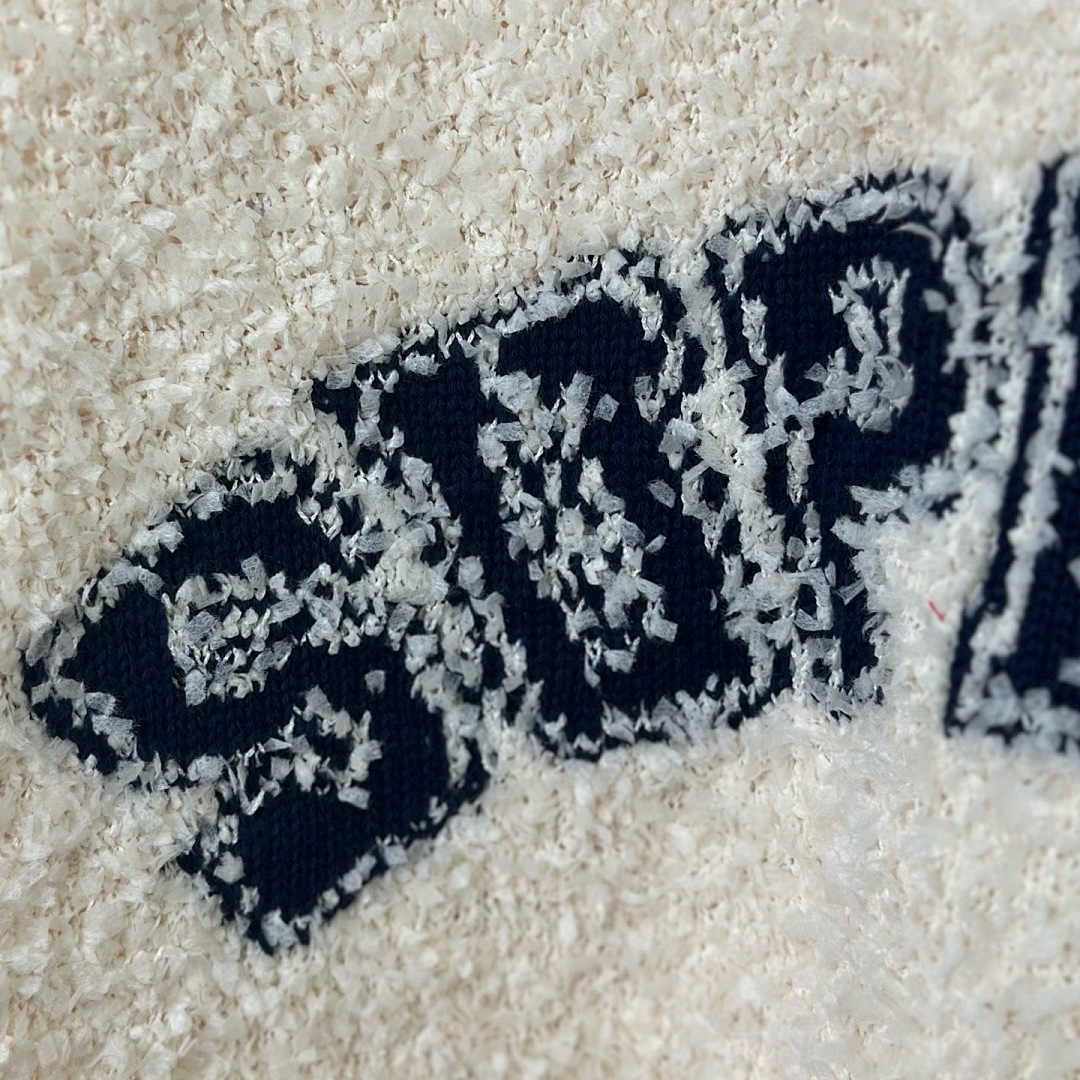Supreme 368 SS25 TEXTURED ARC SWEATER Fleece Velvet Black Apricot Pink S-XL - Image 30