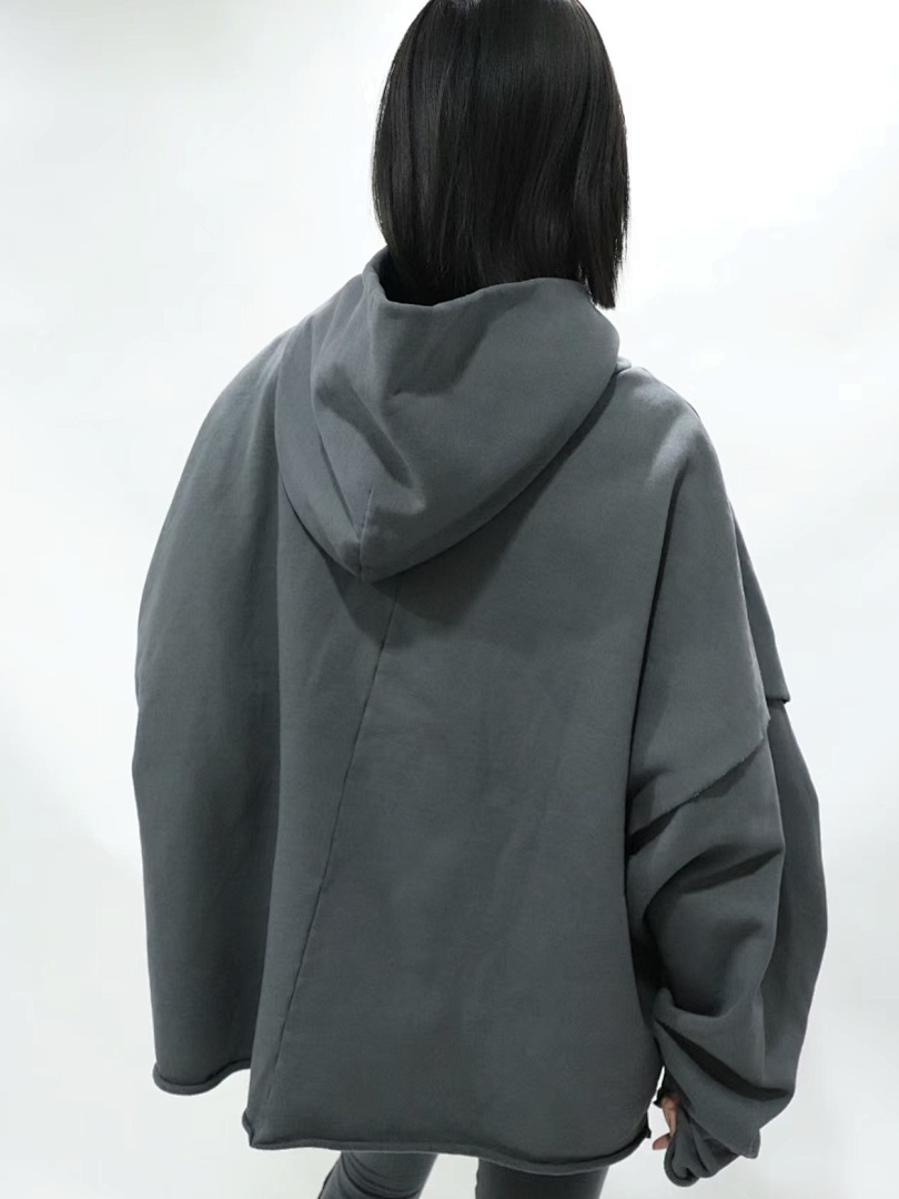 Unbranded 268 Greg Double Version Model Top Fleece Grey S-XL 3017# - Image 26