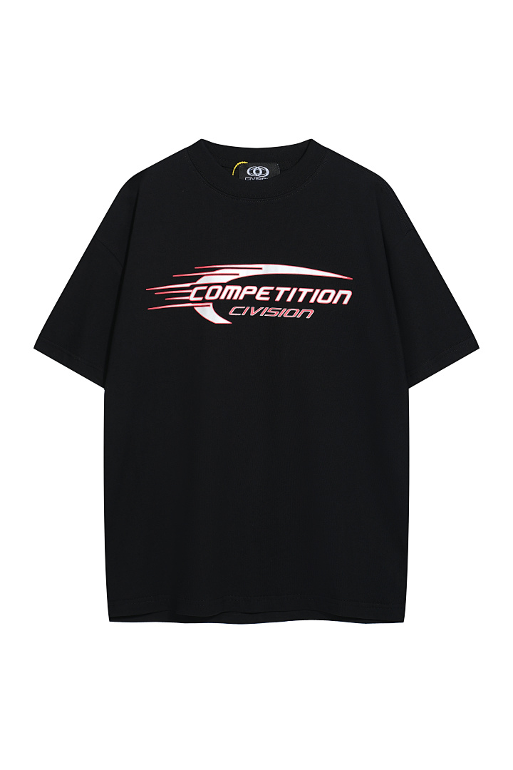 On Running 108 CIVISION By CSC LOGO Print Short Sleeve T Black 1 2 3 3409#