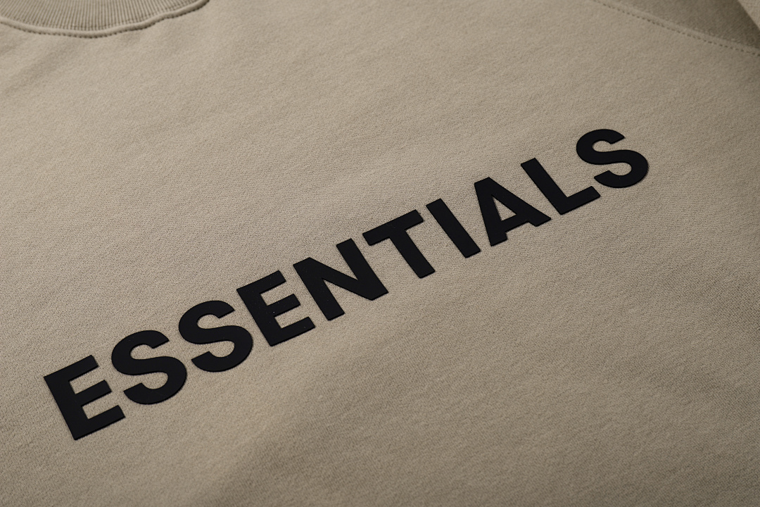 Essentials 98 FEAR OF GOD ESSENTIALS FOG Sleeve LOGO Collar White Blue Light Black Apricot High Grey Camel S-XL 6675# - Image 81
