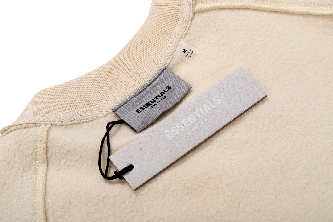 Essentials 98 FEAR OF GOD ESSENTIALS FOG Sleeve LOGO Collar White Blue Light Black Apricot High Grey Camel S-XL 6675# - Image 91