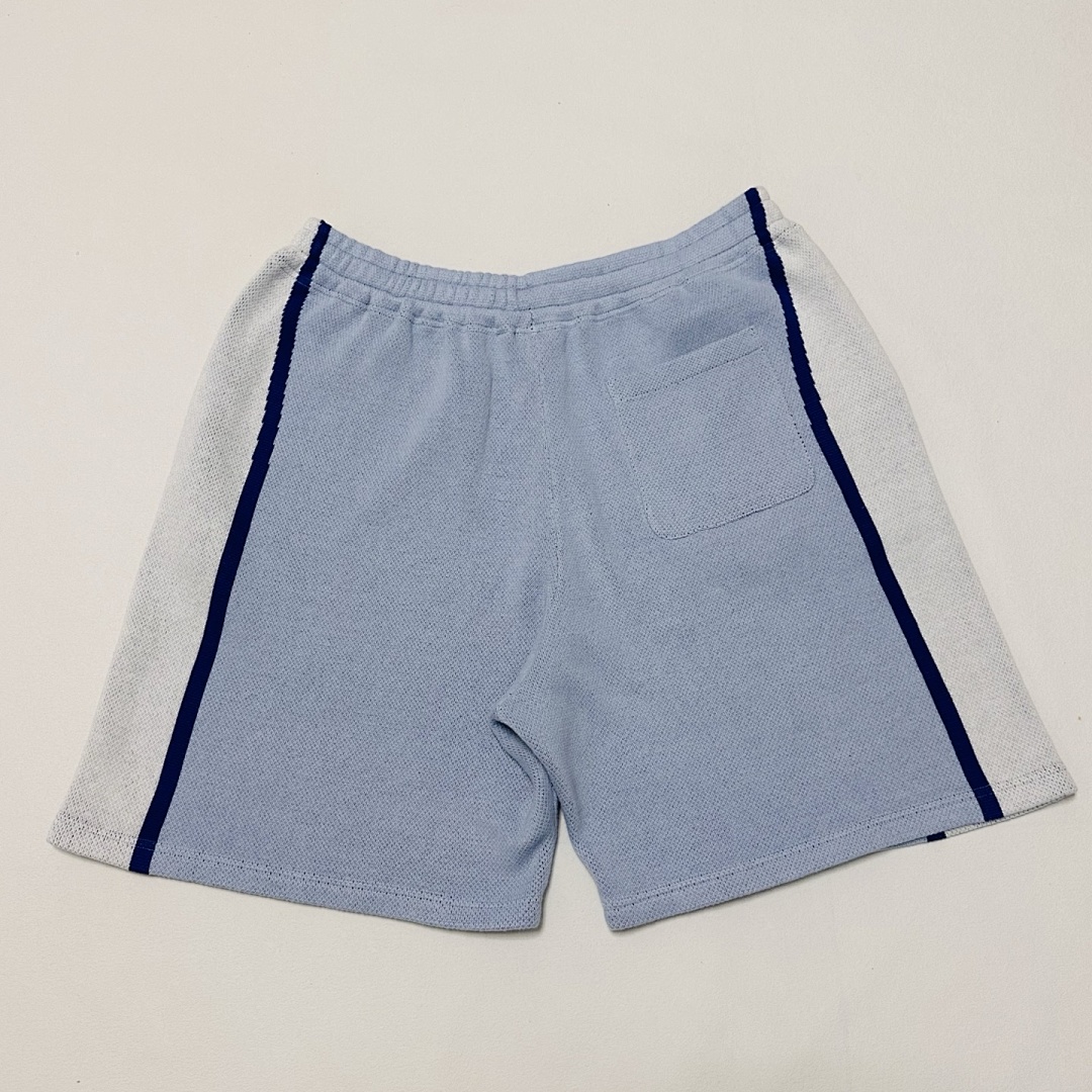Supreme 288 UMBRO Collab SS25 KNIT SHORTS30 Patchwork Short Quad Black Red Purple Light Blue S-XL - Image 17
