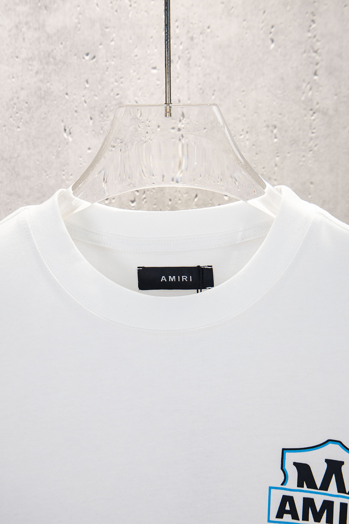 AMIRI 138 Wide Version Model Long Sleeve T Black White S M L XL 603# - Image 27
