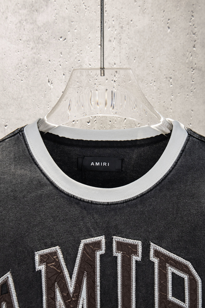 AMIRI 168 Wide Version Model Long Sleeve 2 Water T Black Ice Pink Mist Blue 607# - Image 41