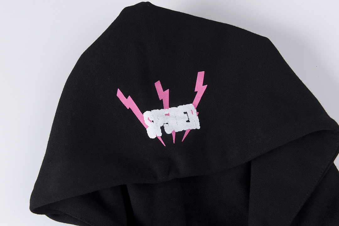 Sp5der 268 Sp5Der 555555 Hoodie Print Mens Womens Black S-XL - Image 8