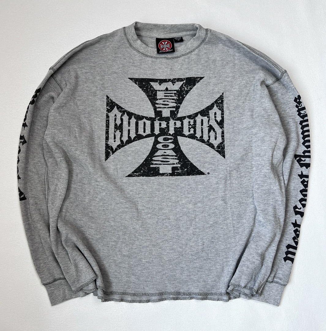 Unbranded 138 Vintage West Coast Choppers Logo Long Sleeve T Grey S-XL W2000# - Image 21