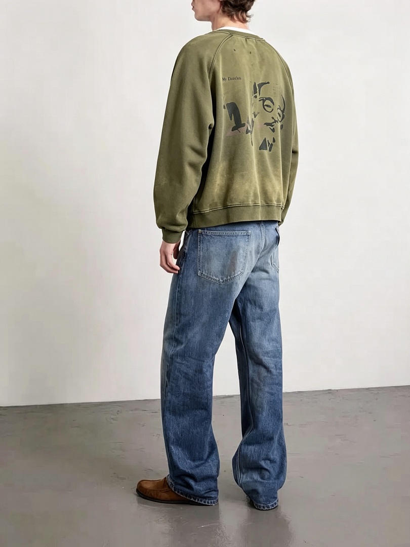 Enfants Riches Deprimes 218 Enfants Riches Deprimes Military Green Print : S M L XL - Image 14