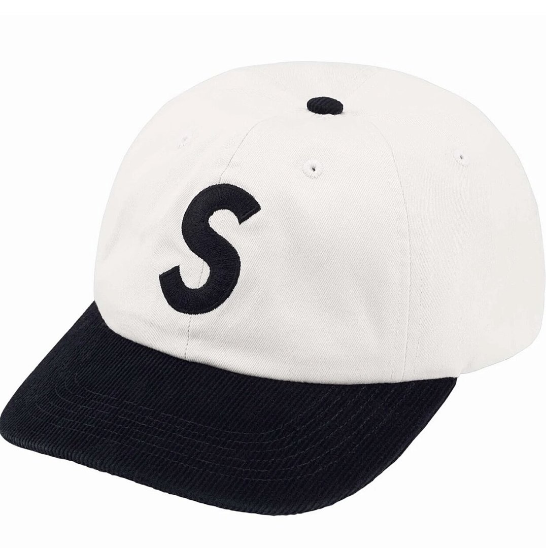 Supreme 118 Sup 24SS 2-TONE S LOGO 6-PANEL Embroidered Leather Buckle Water (Blue White Black Red) - Image 6