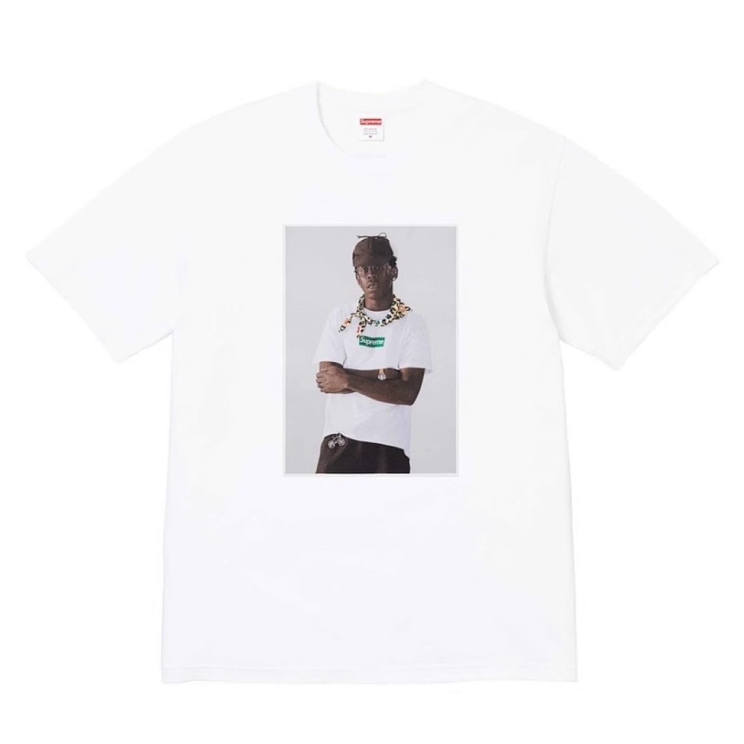 Supreme 118 Sup FW24 Tyler The Creator Tee Print Collar Short Sleeve T Black White S M L - Image 3