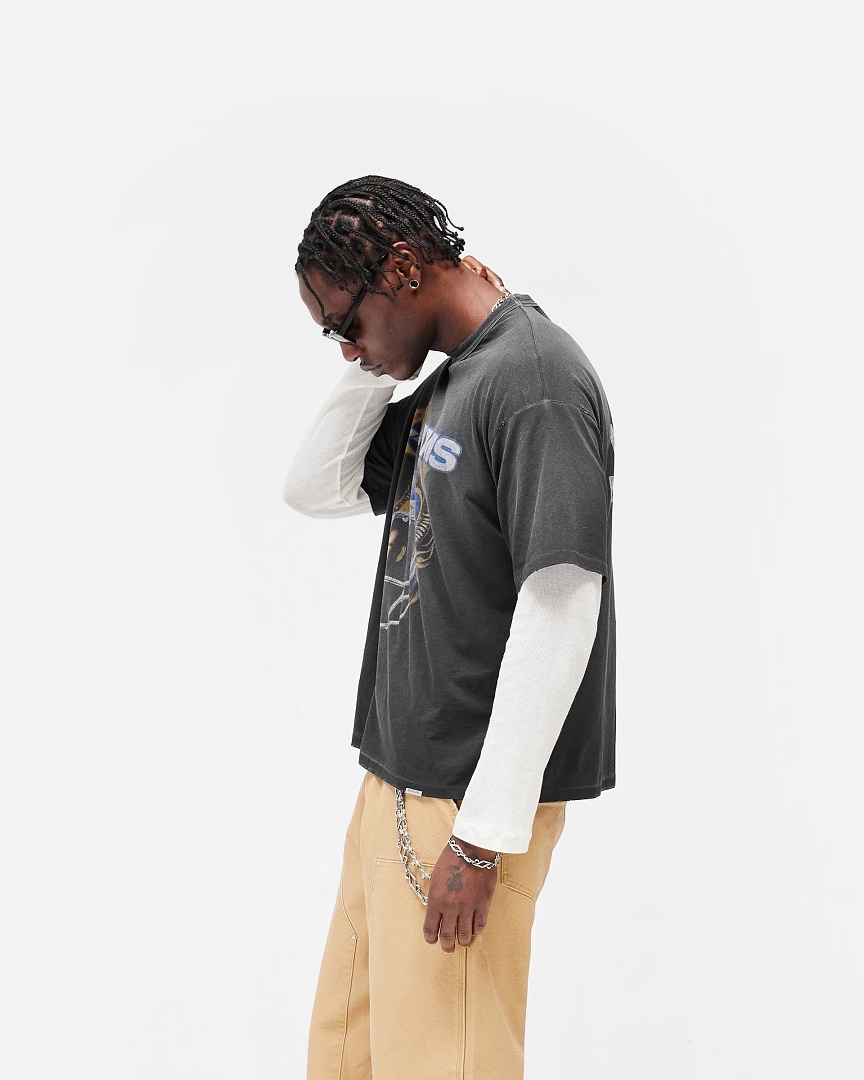 Represent 148 REPRESENT New High Mens Womens Top Water Wide Short Sleeve : S M L XL (Black) - Image 16