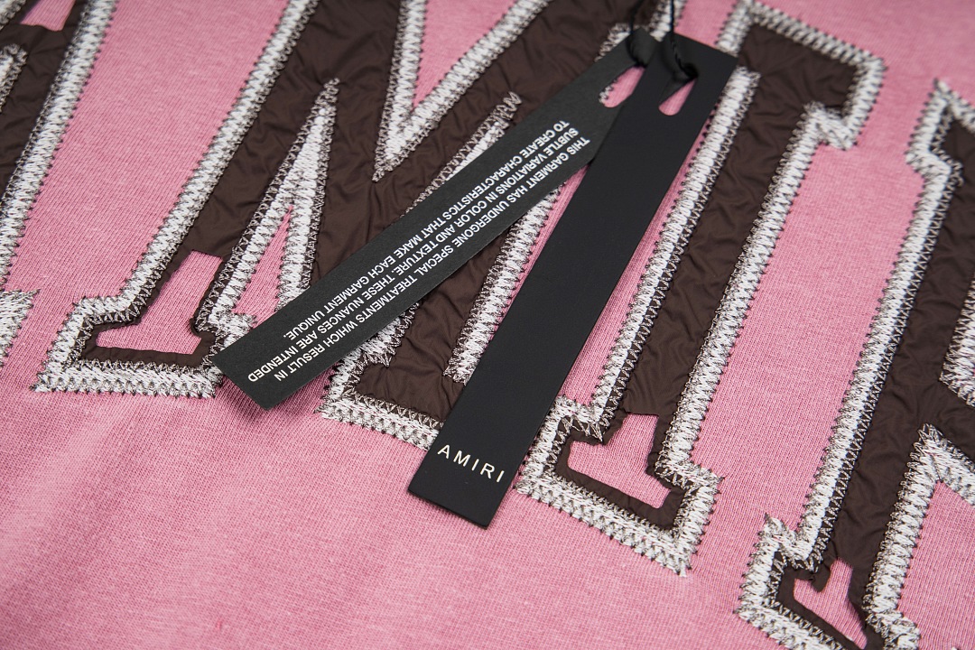 AMIRI 168 Wide Version Model Long Sleeve 2 Water T Black Ice Pink Mist Blue 607# - Image 21