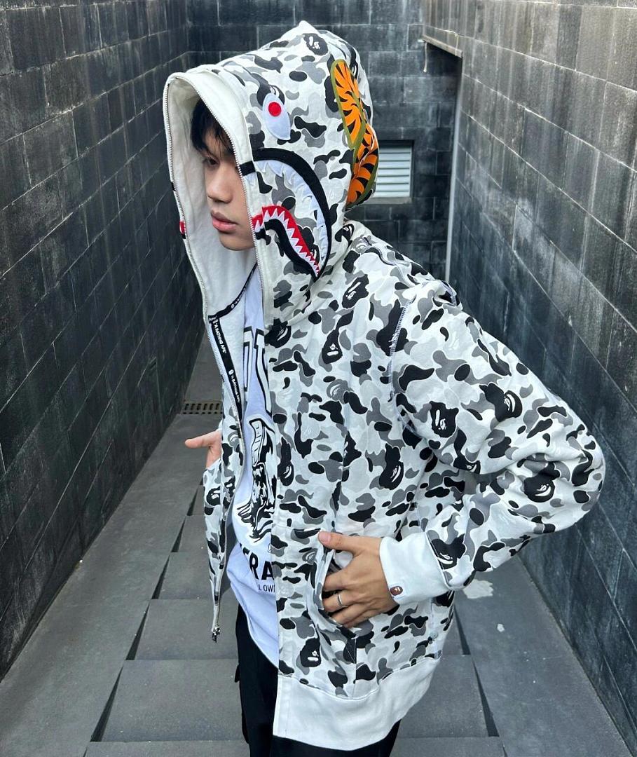 Bape 438 : Green Camo Red Yellow Purple Pink Blue Grey White Black S-XL - Image 97