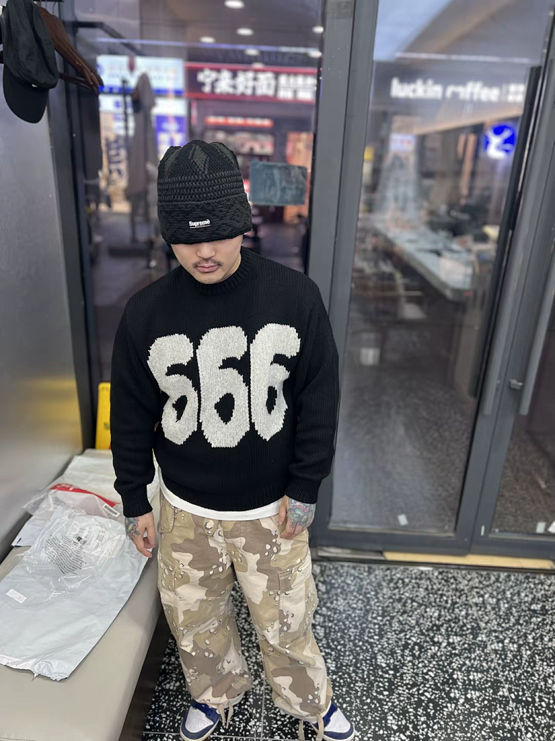 Supreme 398 SU X Mountain Y'S BY YOHJI YAMAMOTO Collab SWEATER Fleece Black S-XL - Image 16
