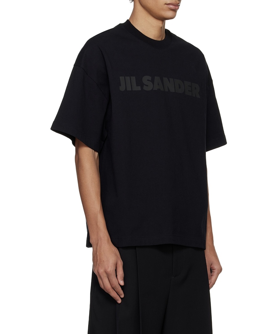 Unbranded 108 JIL SANDER Label Print Logo Short Sleeve T Black White Cream Apricot S-XL J9888# - Image 57