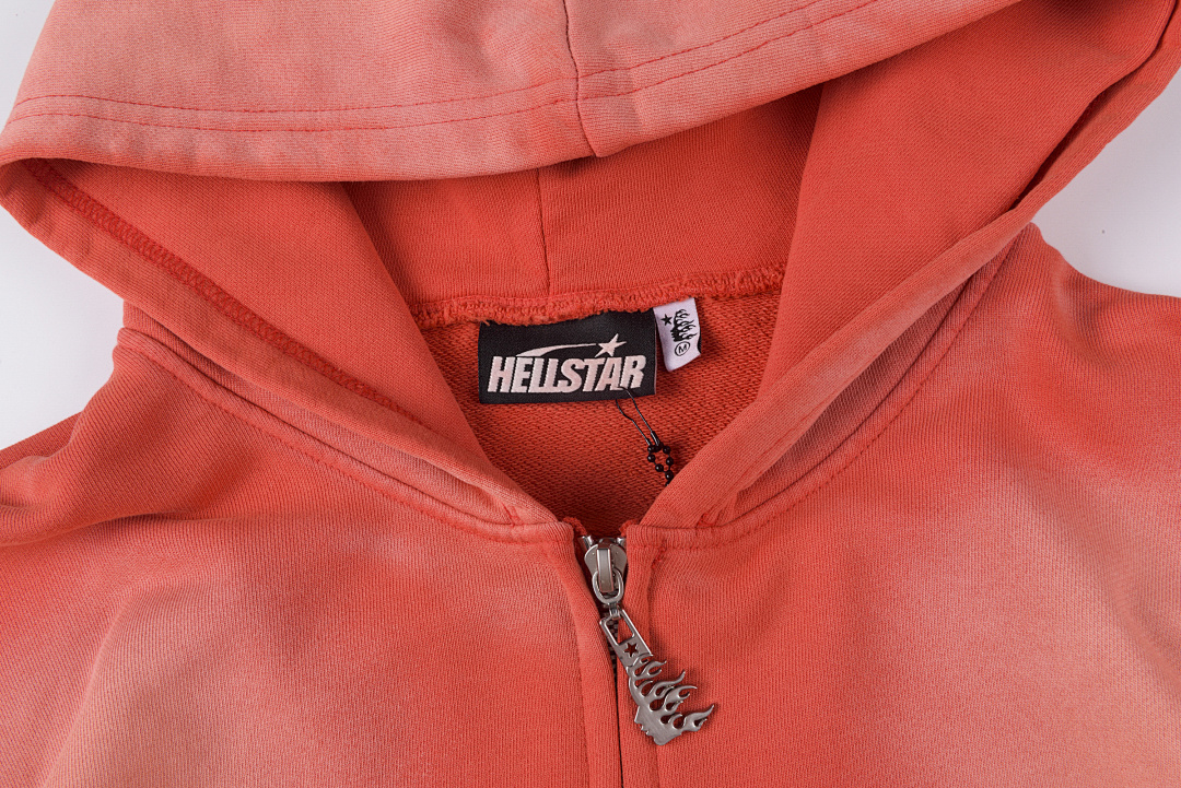 Hellstar 318 Hellstar Studios Path To Paradise Zip Up Hoodie Water Red S-XL - Image 13