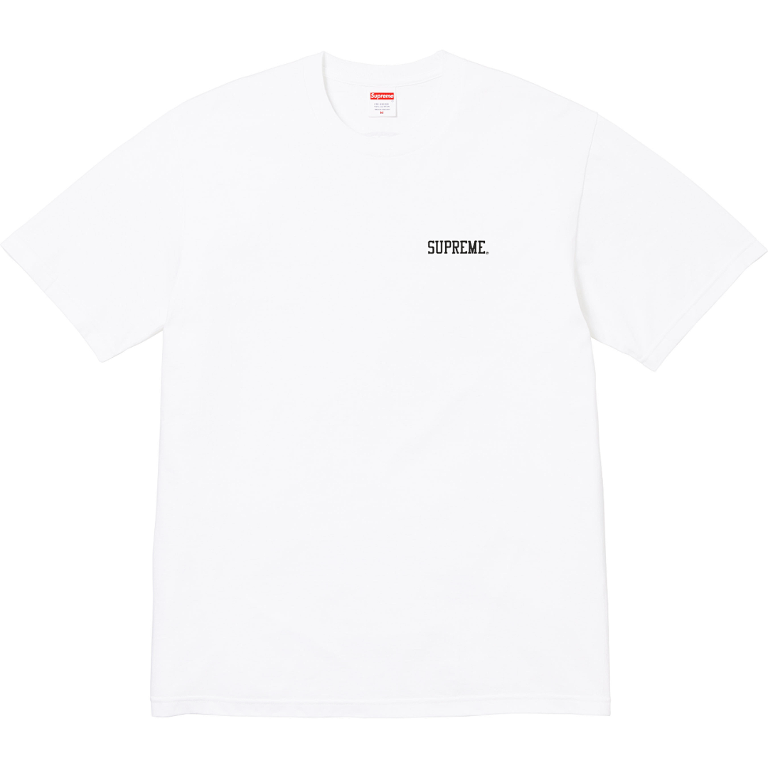 Supreme 128 DASH SNOW TEE Black White S M L - Image 4