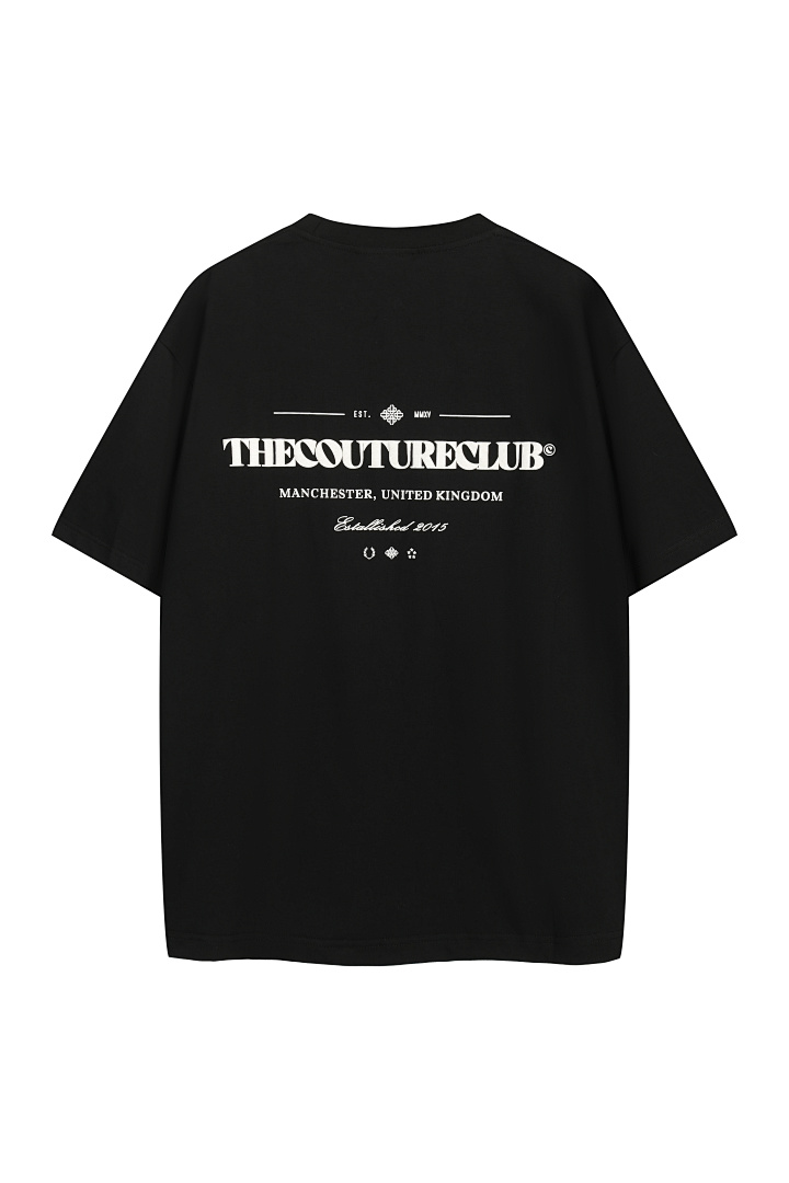 Christian Louboutin 118 THECOUTURECLUB Small Label Logo Short Sleeve T Black White S-XL T2010# - Image 5