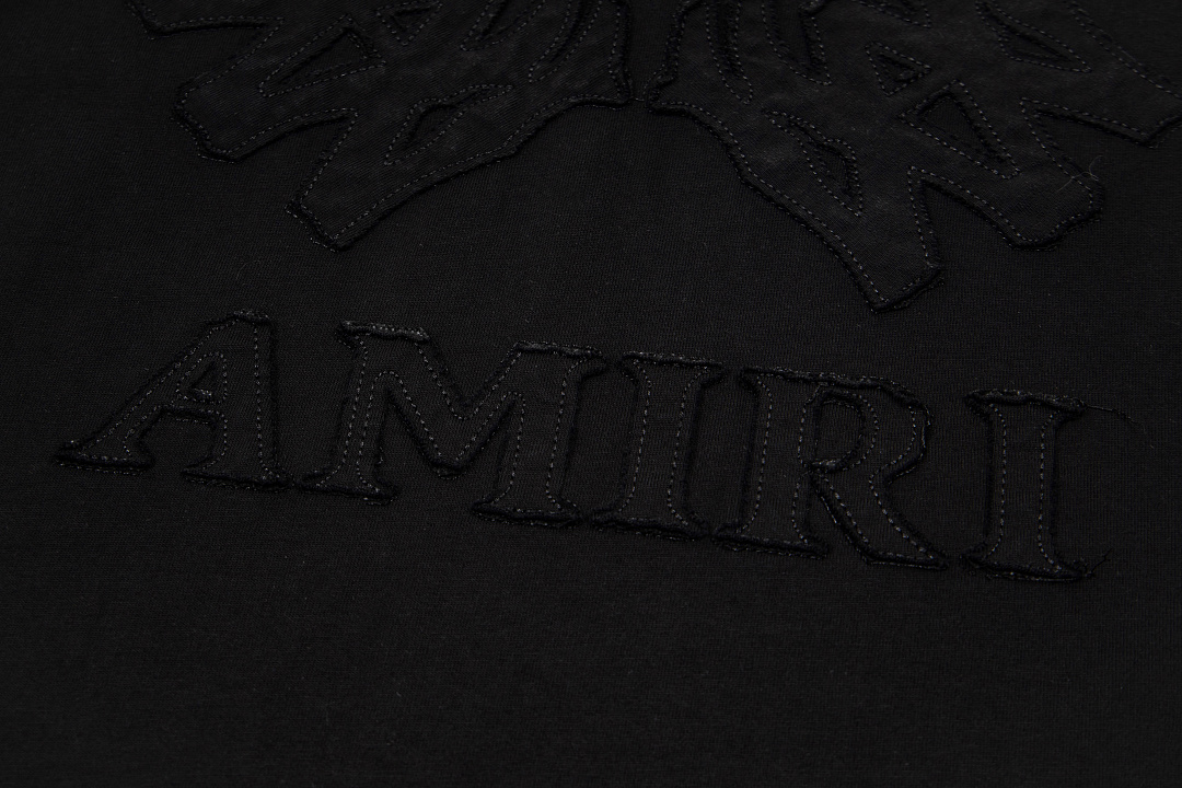 AMIRI 138 Logo Floral Short Sleeve T Water Black Blue S M L XL 9939# - Image 24