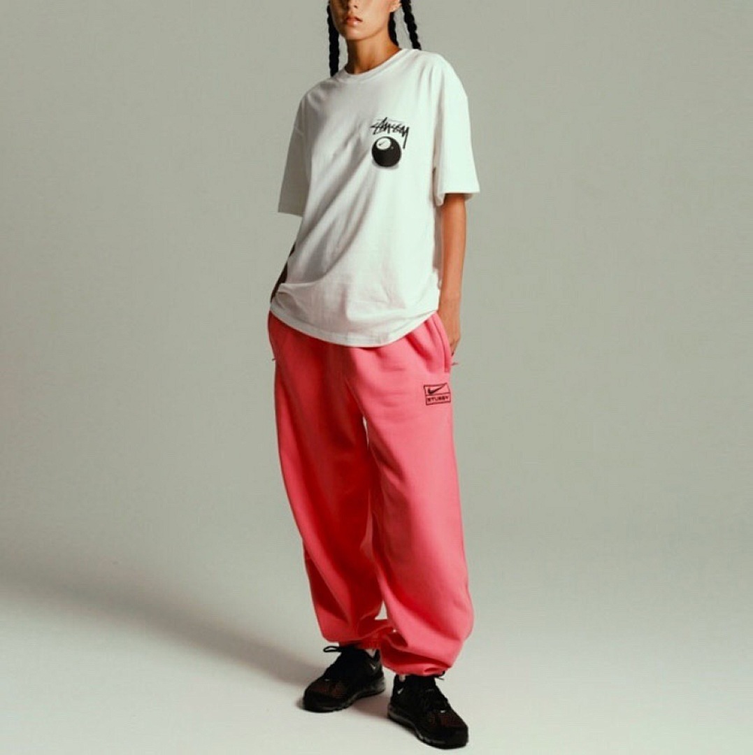 Stussy 98 Nk X Stu 22FW Collab Black Print Short Sleeve T White S M L - Image 4