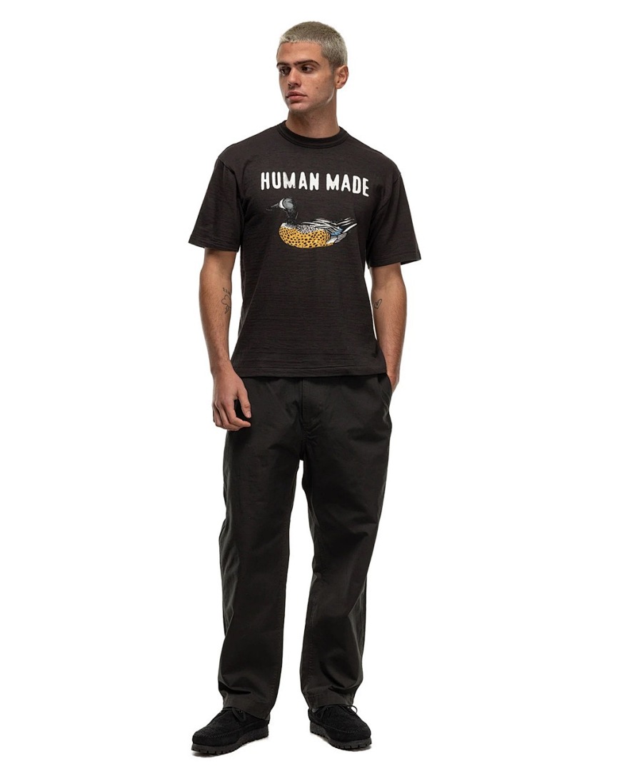 Human Made 118 HUMAN MADE GRAPHIC T-SHIRT Khaki Print Cotton Short Sleeve T : Black White S M L - Image 13
