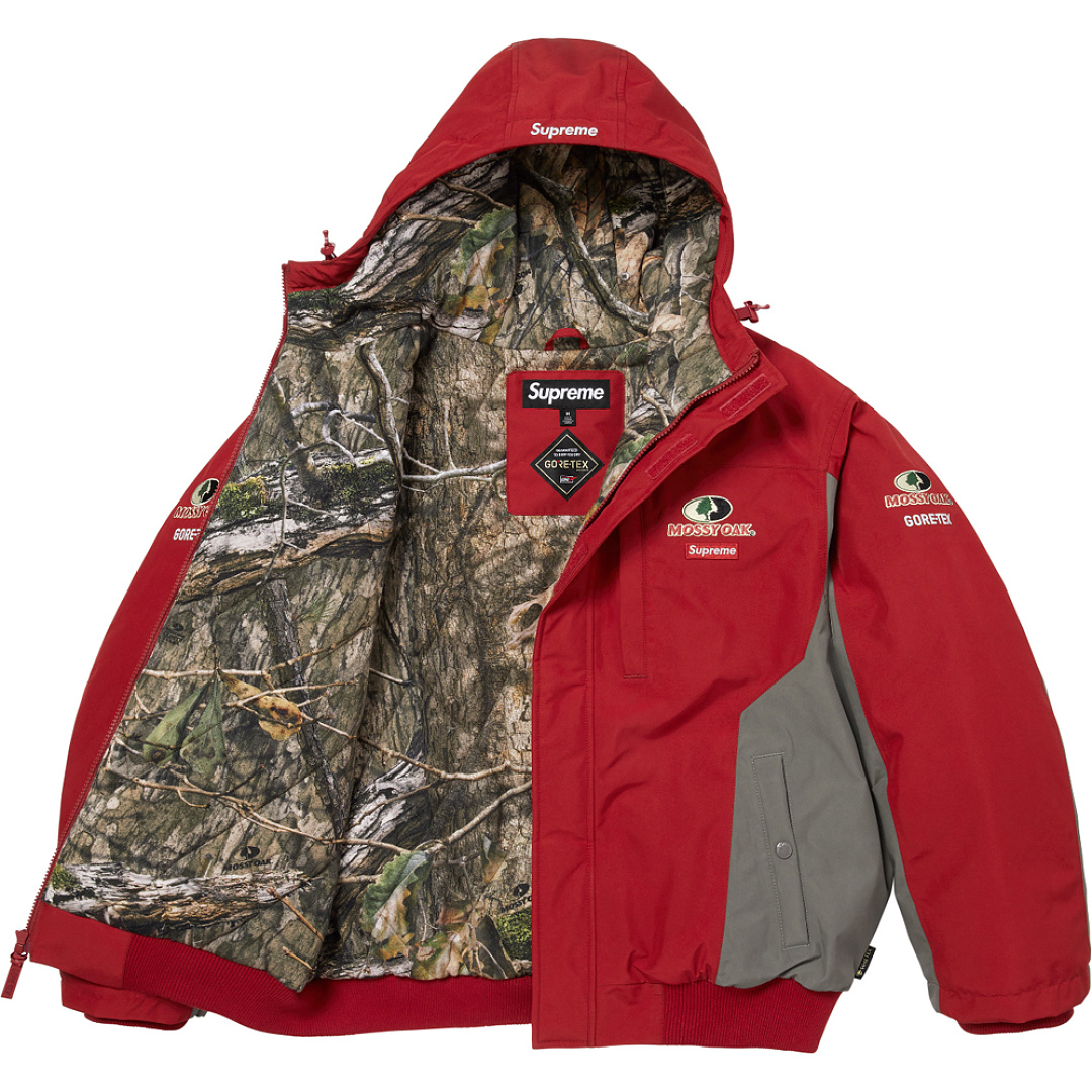 Bape 658 GORE TEX MOSSY OAK Black Camo Red S M L - Image 8