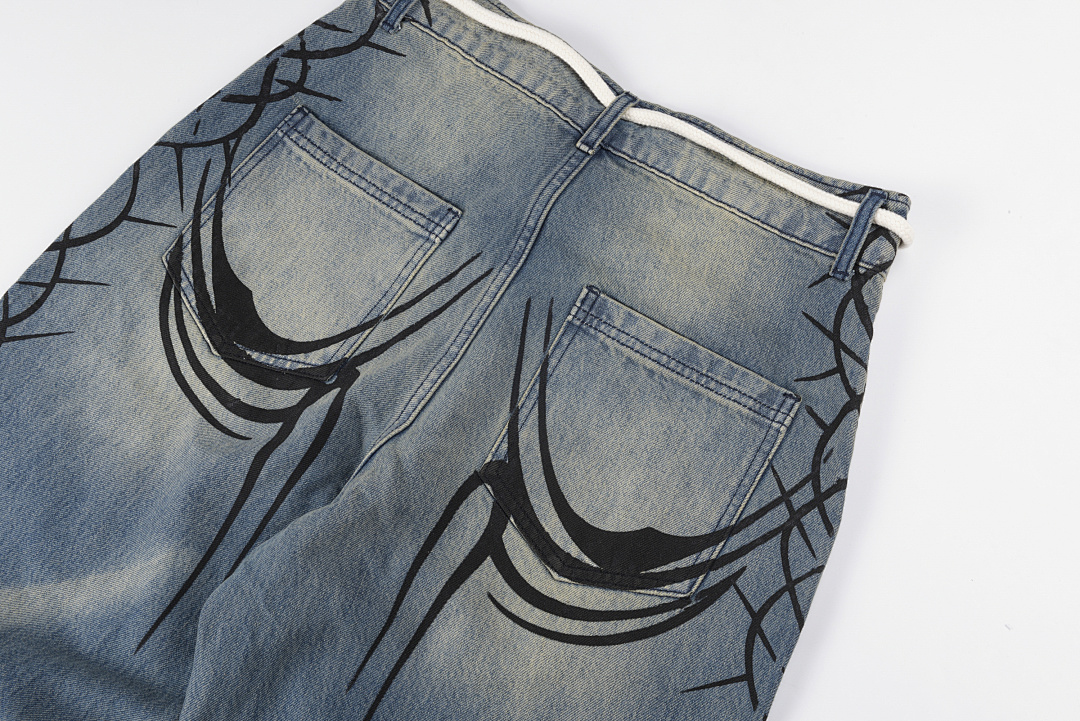 Hellstar 398 HELLSTAR STUDIOS Washed High Blue S-XL - Image 5
