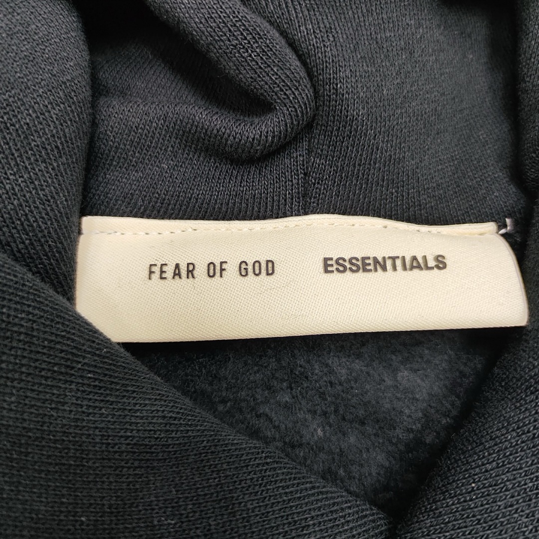 Essentials 228 Ess SS25 Classic Hoodie Label Print XS-XL (Black Oatmeal Grey Brown) - Image 28