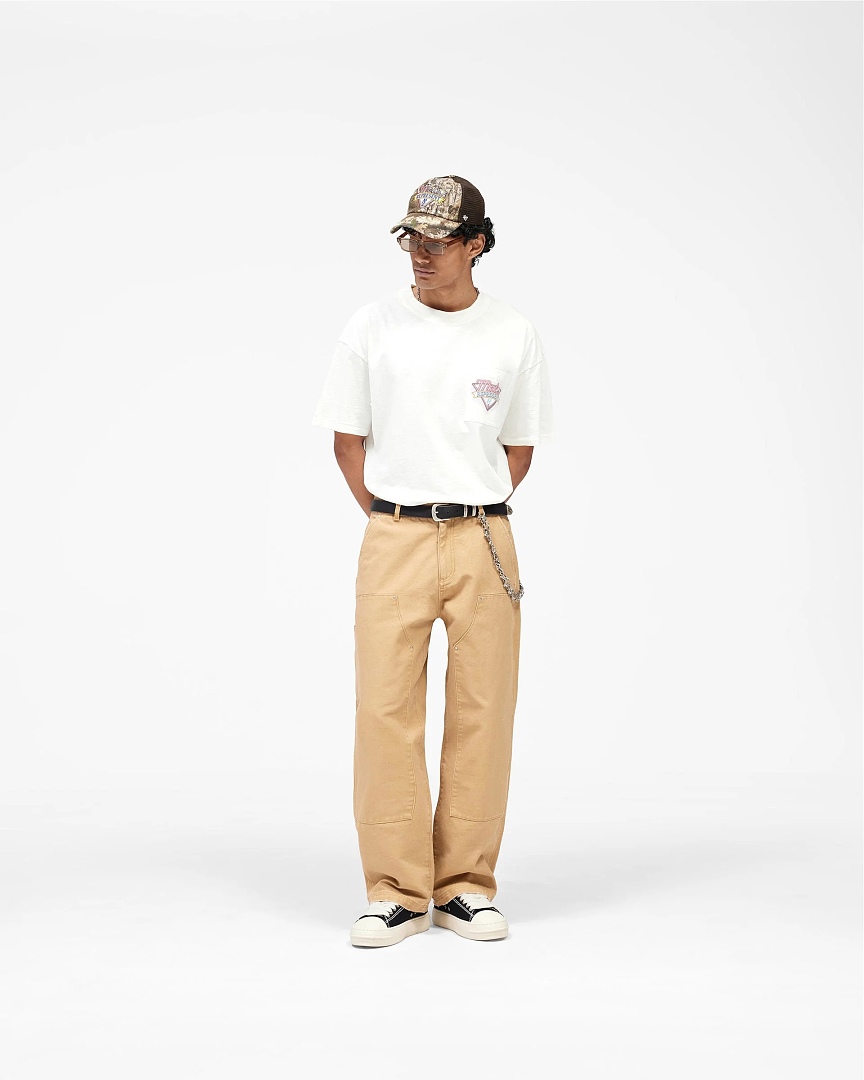 Represent 148 REPRESENT High Mens Womens Wide Washed Short Sleeve : S M L XL (White) - Image 36