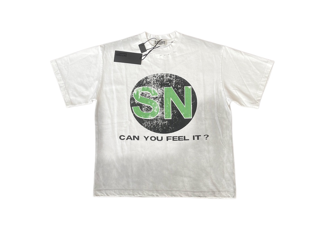 Off-White 128 Satoshi Nakamoto SN Label Short Sleeve T : Off White S M L - Image 4