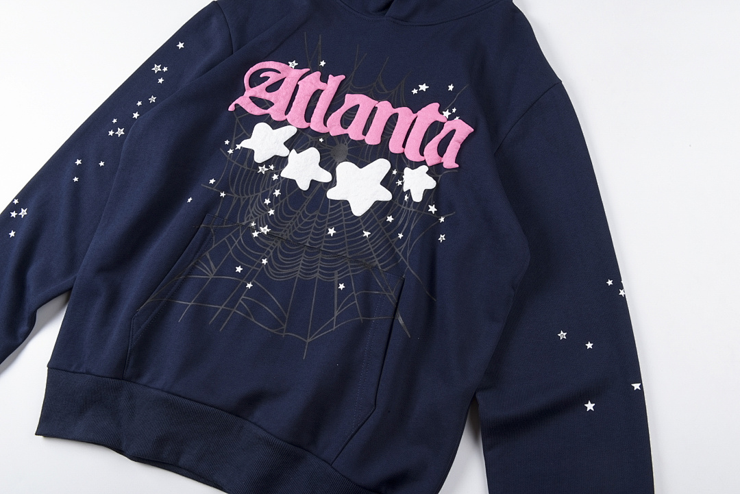 Sp5der 258 Sp5Der 555555 Atlanta Hoodie Star Mens Womens S-XL - Image 4