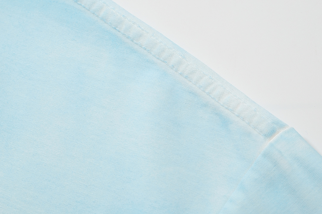 Acne Studios 118 AC LOGO Print Short Sleeve T White Light Blue Dark S-XL 8046# - Image 11