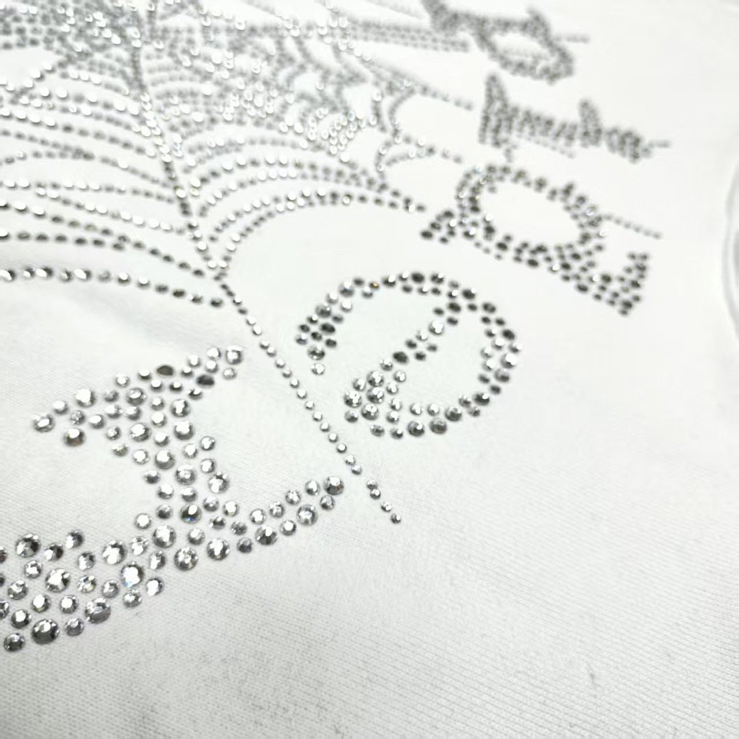 Unbranded HOODIE Rhinestone Diamond White Mens Womens Top : S-XXL - Image 11