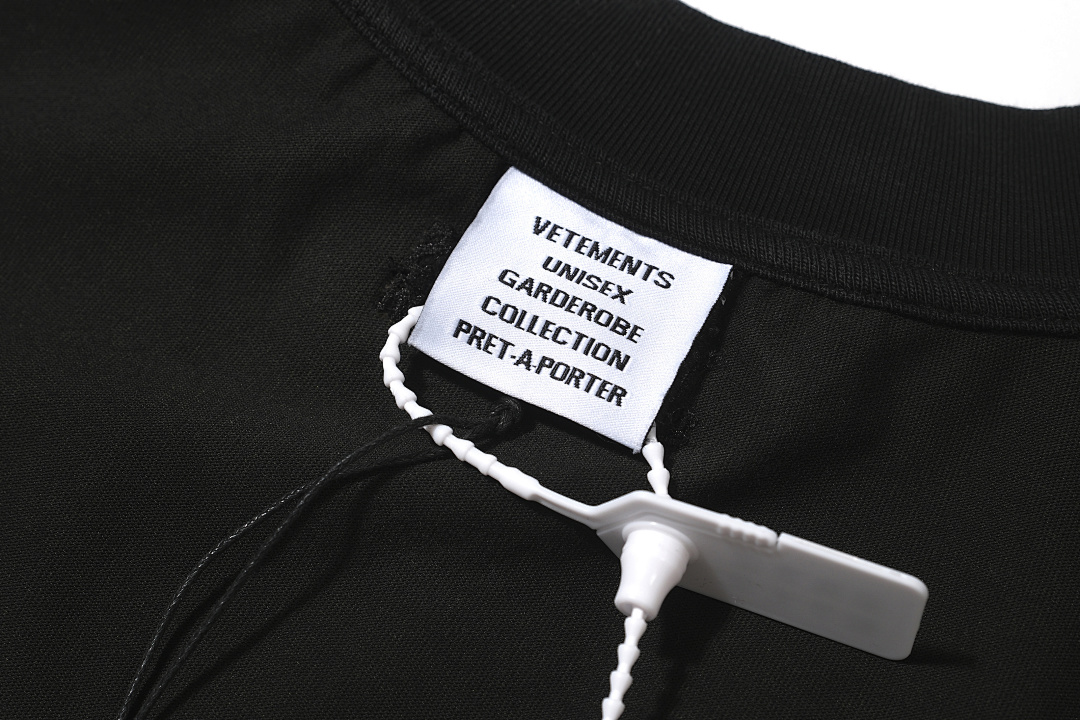 Unbranded 148 VETEMENTS Patchwork Wind Short Sleeve T Black Ink Green S-XL V5201# - Image 16