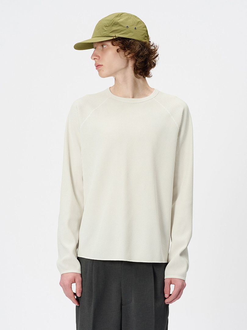 Unbranded 158 Goldwin SS25 SOLOTEX City Embroidered Snow Floral Logo Long Sleeve T : Black Cloud Grey White 2 3 4 5 - Image 23