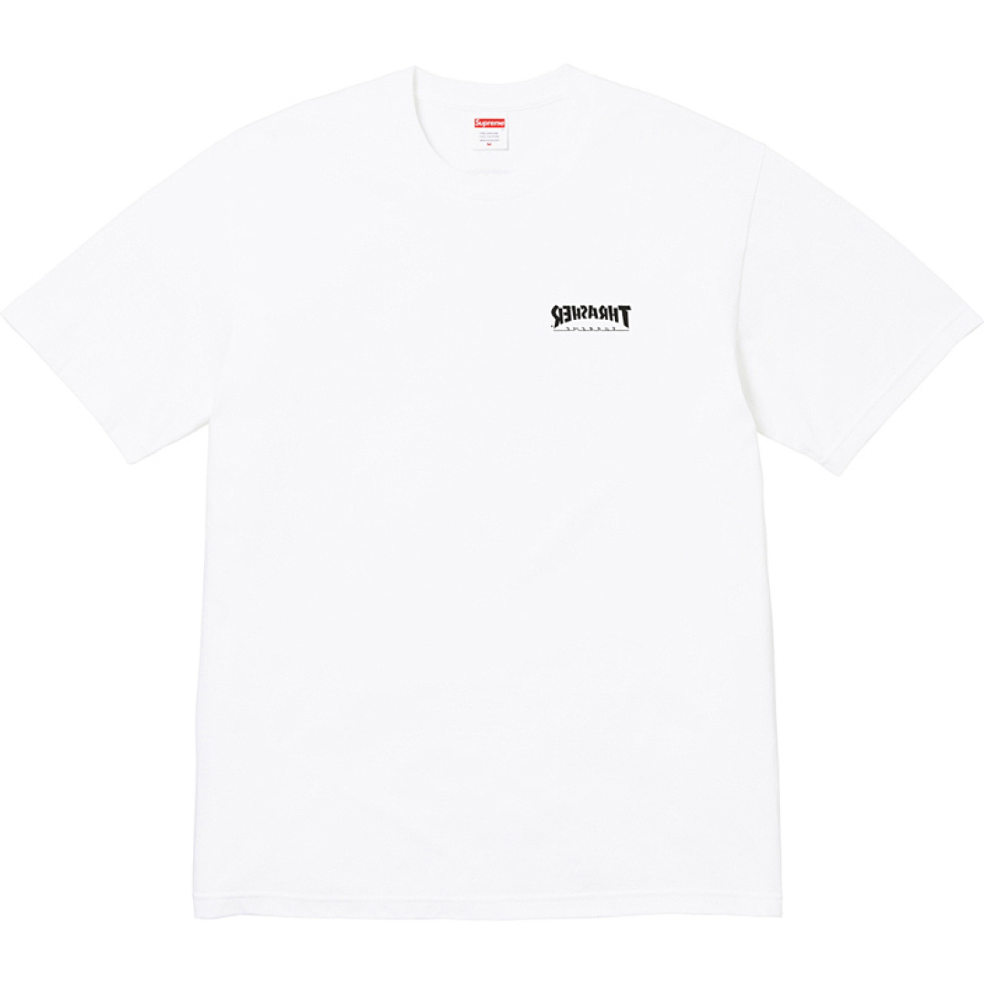 Supreme 118 SUP X THRASHER T TEE Black White S M L - Image 5