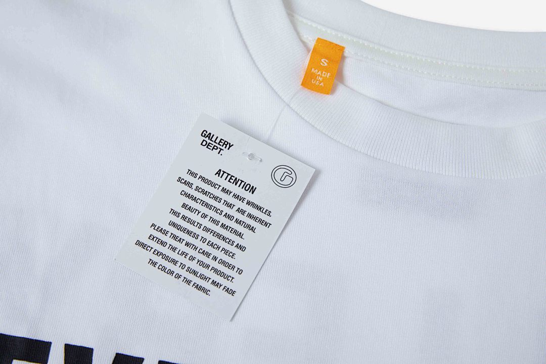 Gallery Dept 108 GALLERY DEPT. EVERYTHING MUST GO TEE Label Print Short Sleeve T : White S M L - Image 4