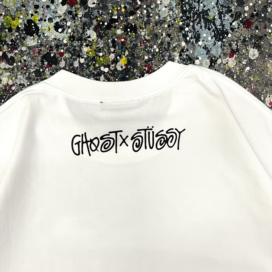 Stussy 108 Stu Short Sleeve T : Black White Apricot S Ｍ L XL XXL - Image 10