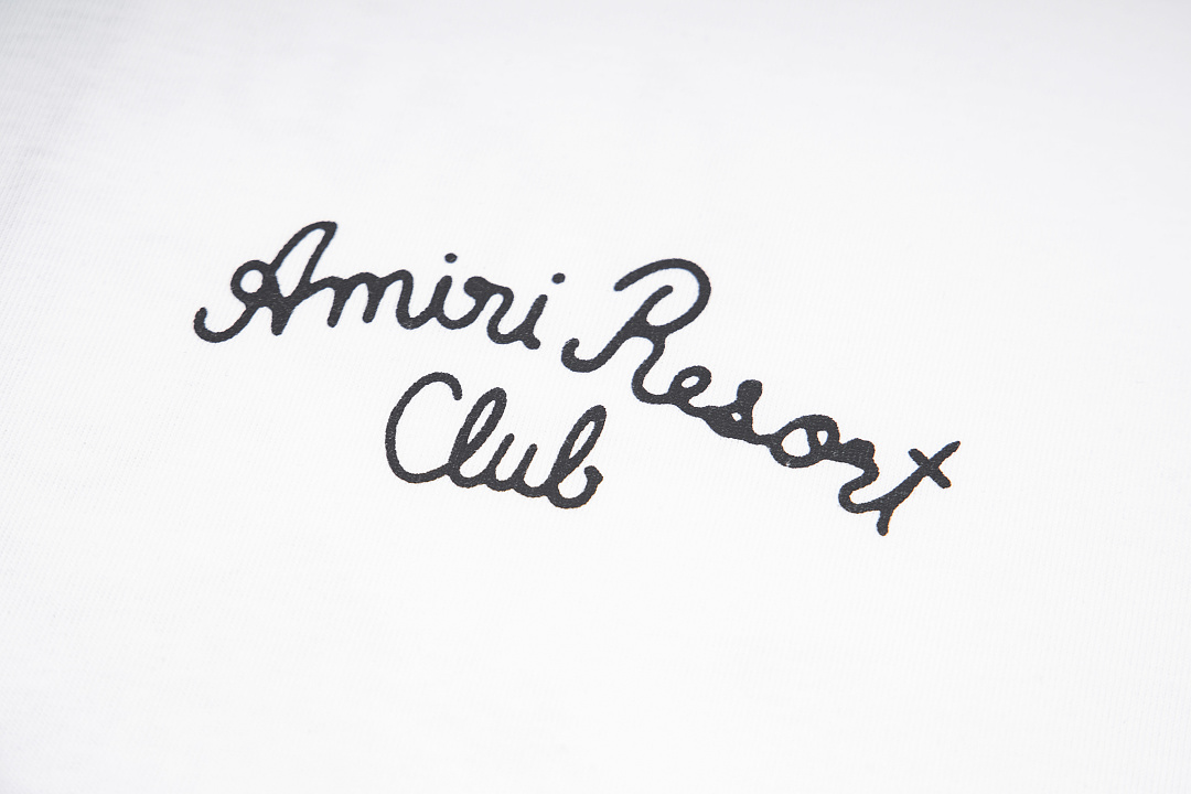 AMIRI 118 26Ss New Logo Print Short Sleeve T Black White S M L XL 9925# - Image 18