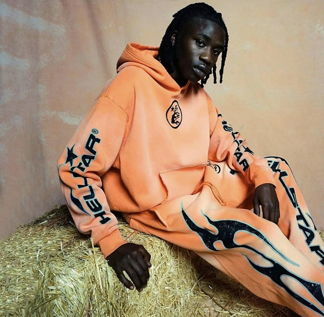 Hellstar 258 Hellstar Fire Orange Hoodie Pants Water S-M-L-XL - Image 19