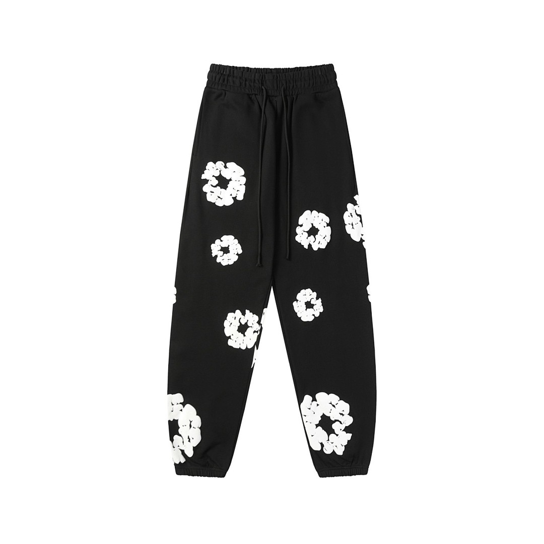 Unbranded 198 DENIM TEARS Cotton Floral Print Black Grey Blue Green Purple Red Orange Color Pink White Sky Coffee S-XL 8608#