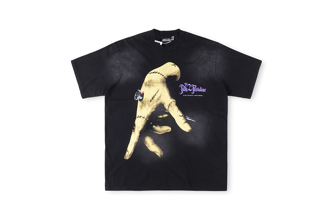 Hellstar 168 Hellstar Studios The Path 2 Paradise Wind Print Short T Black S-XL