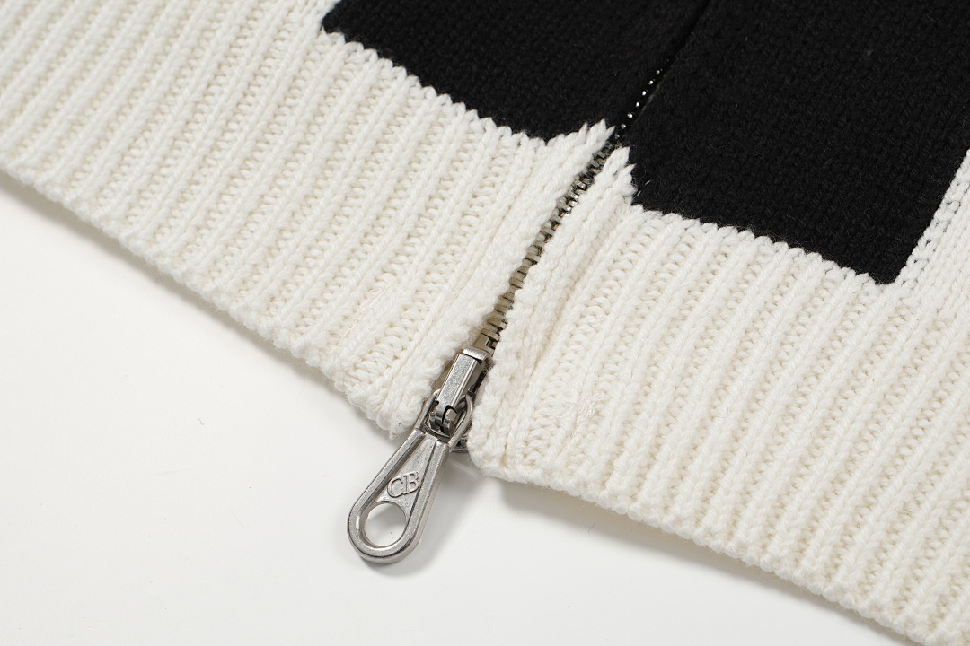 On Running 278 Cole Buxton Black White Double Stand Collar Fleece S-XL C7022# - Image 11