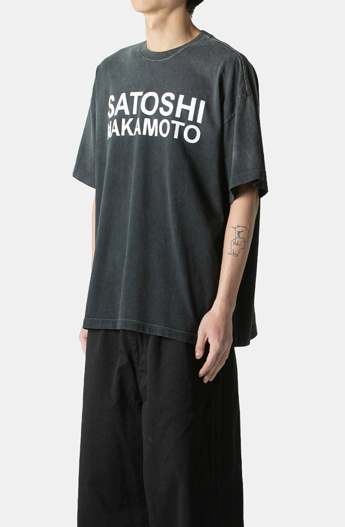 Unbranded 128 Satoshi Nakamoto Vintage Tee T Washed Black White S M L - Image 20